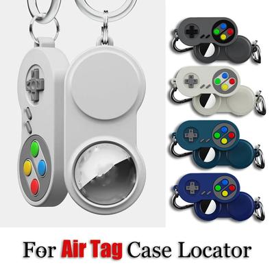 4Pcs Soft Silicone Keychain for Apple Airtags Case Protective Cover For Airtag Holder Tracker Accessories Air Tag Game Case Key Ring