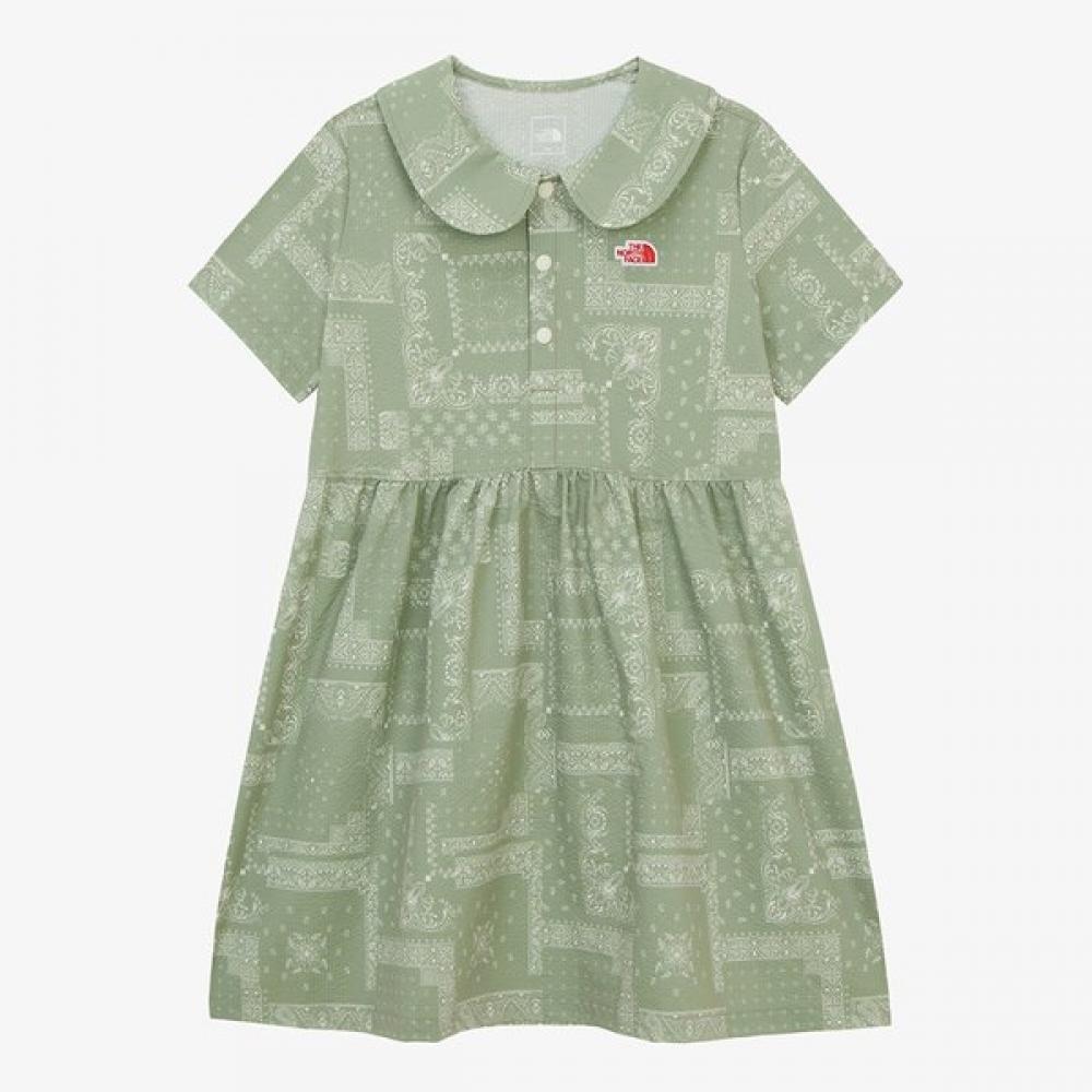 The North Face Girls Glamp Dress Slate Khaki SLATE KHAKI/100