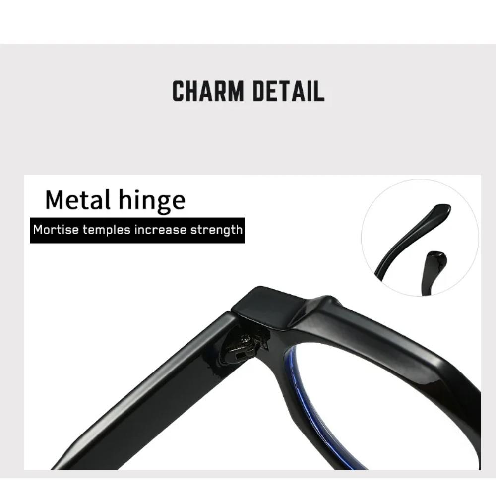 Men's Irregular Anti-blue Light Presbyopia Glasses Fashionable Polygonal Luxury Designer Eyeglasses Comfortable Eye Protection