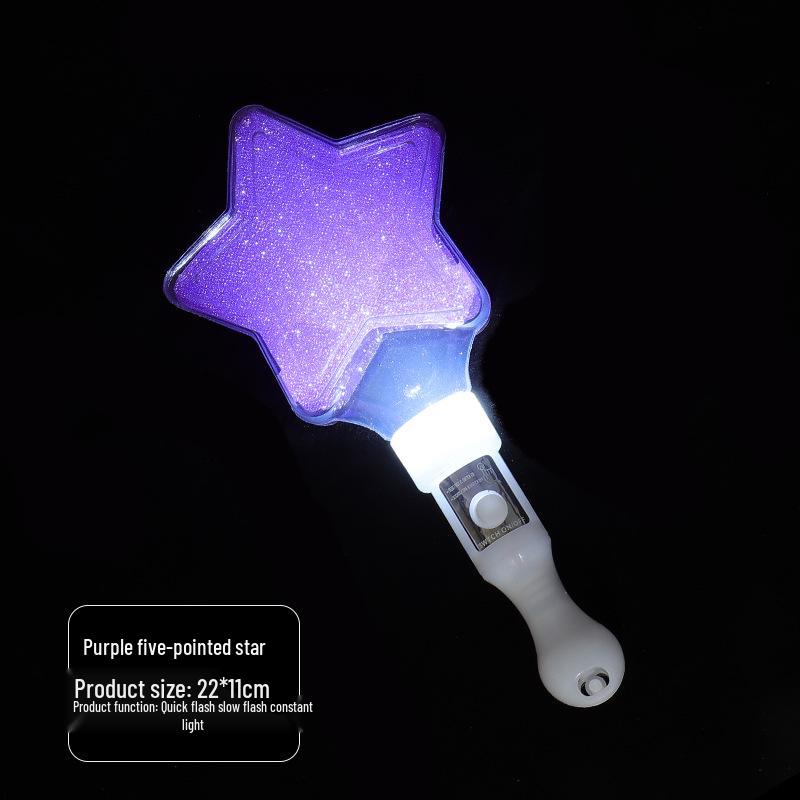Luminous LED Fluorescent Concert Stick: Flashing Warning Light