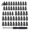Quick Tire Puncture Fix Kit 40/50/60Pcs Repair Rubber Nails Heavy Duty Screw-in Car Motorcycle Truck Vacuum Tires Screws Tubeless
