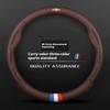 Leather Car Steering Wheel Cover For Chevrolet Malibu Sail Equinox Cruze Cavalier Menlo Bolt Aveo Onix Capti Cavalier Accessorie