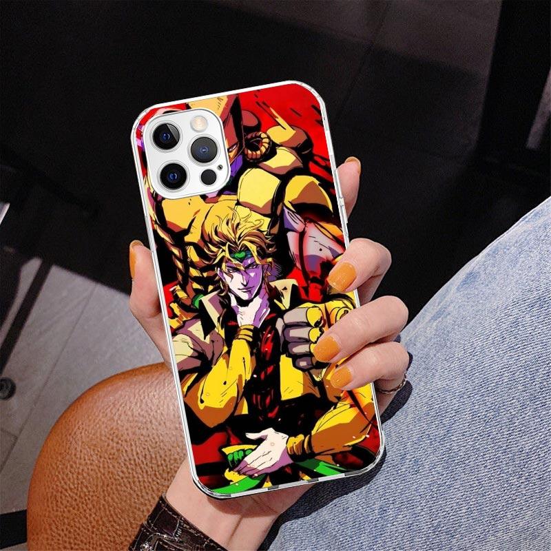 JoJo Bizarre Adventure Phone Case For iPhone 17 Air 16 Pro Max 16E 15 + 14 Plus 11 12 13 Mini 7 8 SE Gift Print Cover Fundas 17