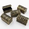 10Pcs Mini Pirate Treasure Chest Vintage Realistic Miniature Jewelry Treasure Box Toy Model Theme Party Decoration Kids Gift