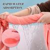 4 Pcs Microfiber Bath Towel Set - Highly Absorbent Solid Color Bath Towels for Bath, Gym & Spa, Multi-Purpose Bathroom Accessori