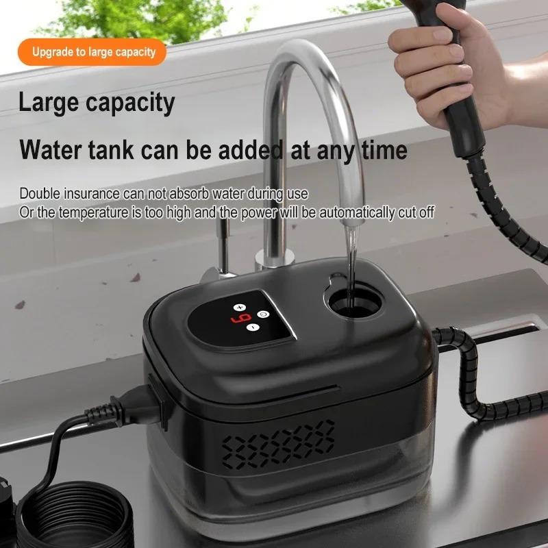 1500W High-Pressure Steam Cleaner Multifunctional with Remote Control for Kitchen Hood and Car Cleaning