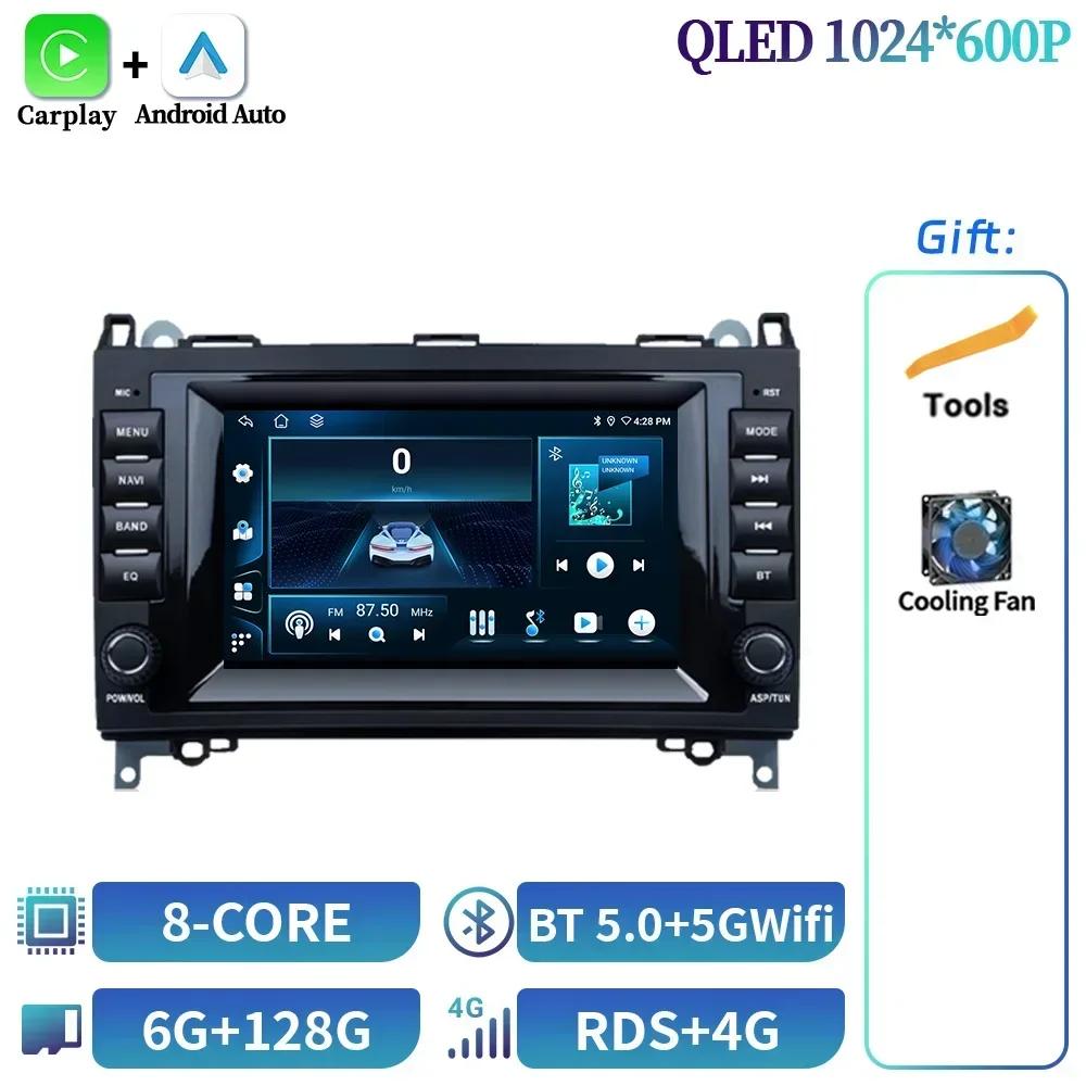 7inch Screen For Mercedes Benz B200 W245 W169 W639 2006-2012 Multimedia GPS Car Radio BT WiFi Android Navigation Carplay Stereo