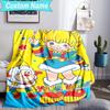 Custom Name Blanket Rainbow Adventure Blanket Bedding Blanket for Travel, Camping, Living Rooms, Offices, Sofas, Fan Christmas gift