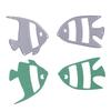2pcs Fishing Card Decor Metal Cutting Dies for Scrapbooking Embossing Stencils Card Making Craft Decor
