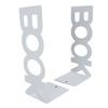 1 Pair Book End Decorative L Shaped Keep Upright Slip Resistant Book Stopper for School
