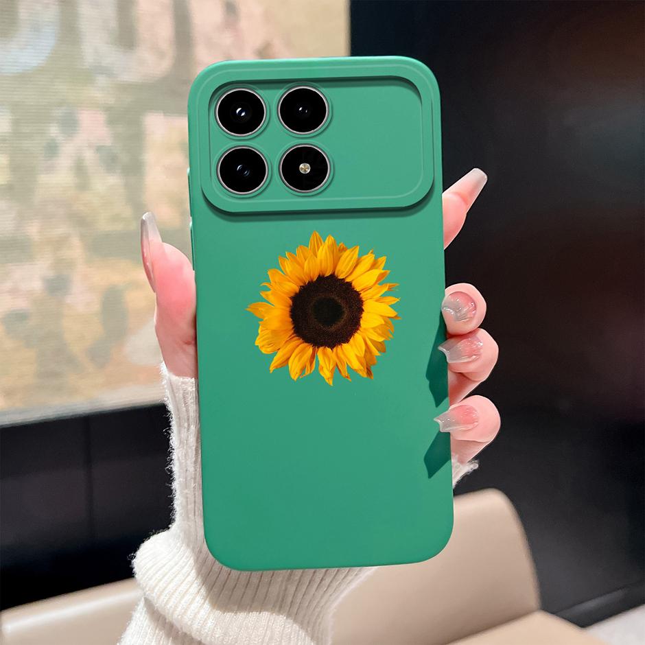 For Xiaomi Poco F8 Pro Ultra Cases Pretty Sweet Girls Liquid Silicone Full Protective Bumper Cover For Poco F8Pro F8Ultra Fundas