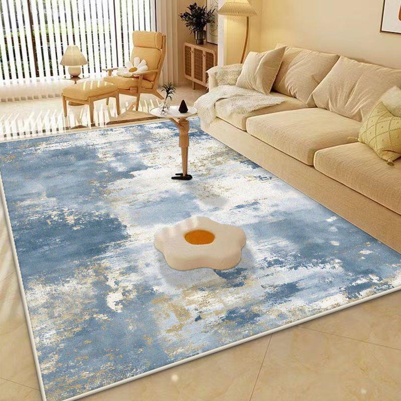 Modern Simple Style Plain Colour Carpet Living Room Non-slip Light Luxury Cute Girl Room Decor Rug Soft Washable Sofa Table Mat