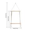 3 Styles Wall Decoration Storage Racks Woven Wooden Hanging Decorations Bedroom Living Room Wind Chime Decoration Racks