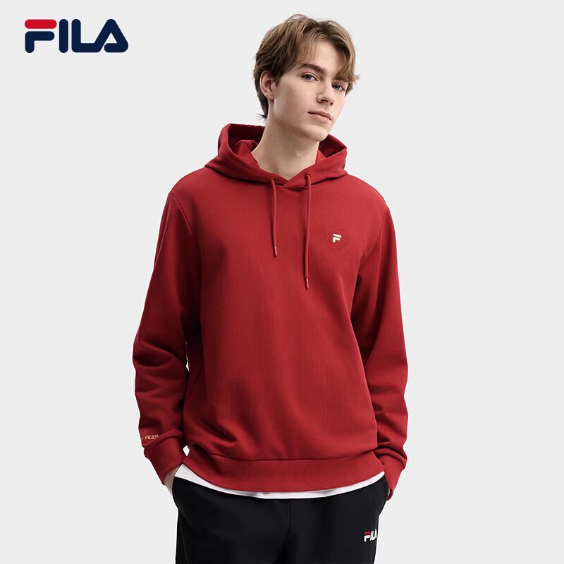 FILA Unisex Logo Hooded Sweatshirt