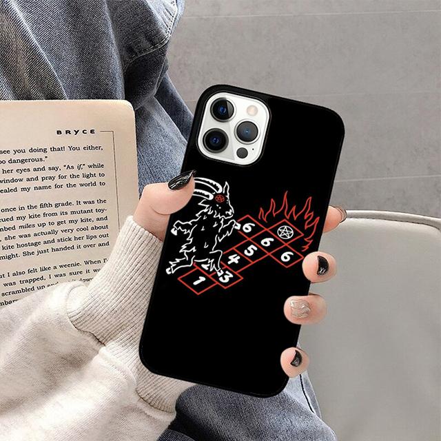 Devil Satan Mobile Soft Case For iPhone 17 Air 16 15 12 Pro Max 13 11 14 Pro Max Max SE2020 Plus Phone Cover