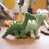 Cartoon Little Dinosaur Pendant Plush Toy Doll Cute Cute Tyrannosaurus Rex Bag Hanging Keychain Doll