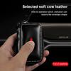 2025 Leather Car Key Holder Car Keychain Bag Organizer Car Key Case For Mitsubishi Outlander Lancer 10 9 ASX RALLIART Eclipse