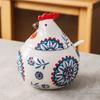 Ceramic Seasoning Pot Rooster Style Kitchen Household High-end Moistureproof Seasoning Salt Box Spicy Pot with Lid with Spoon