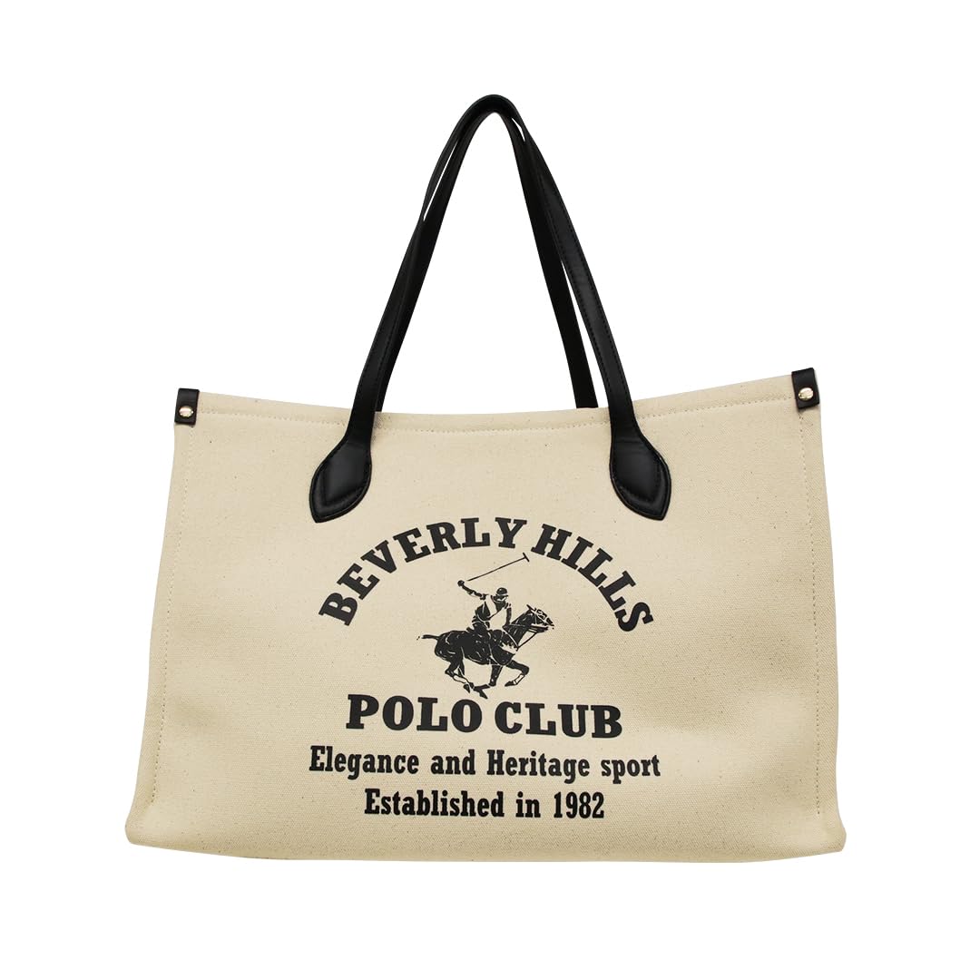 

Hills Polo Tote Холщовая сумка-тоут с принтом BH2013N Черный [Beverly Club] (большой) чёрный