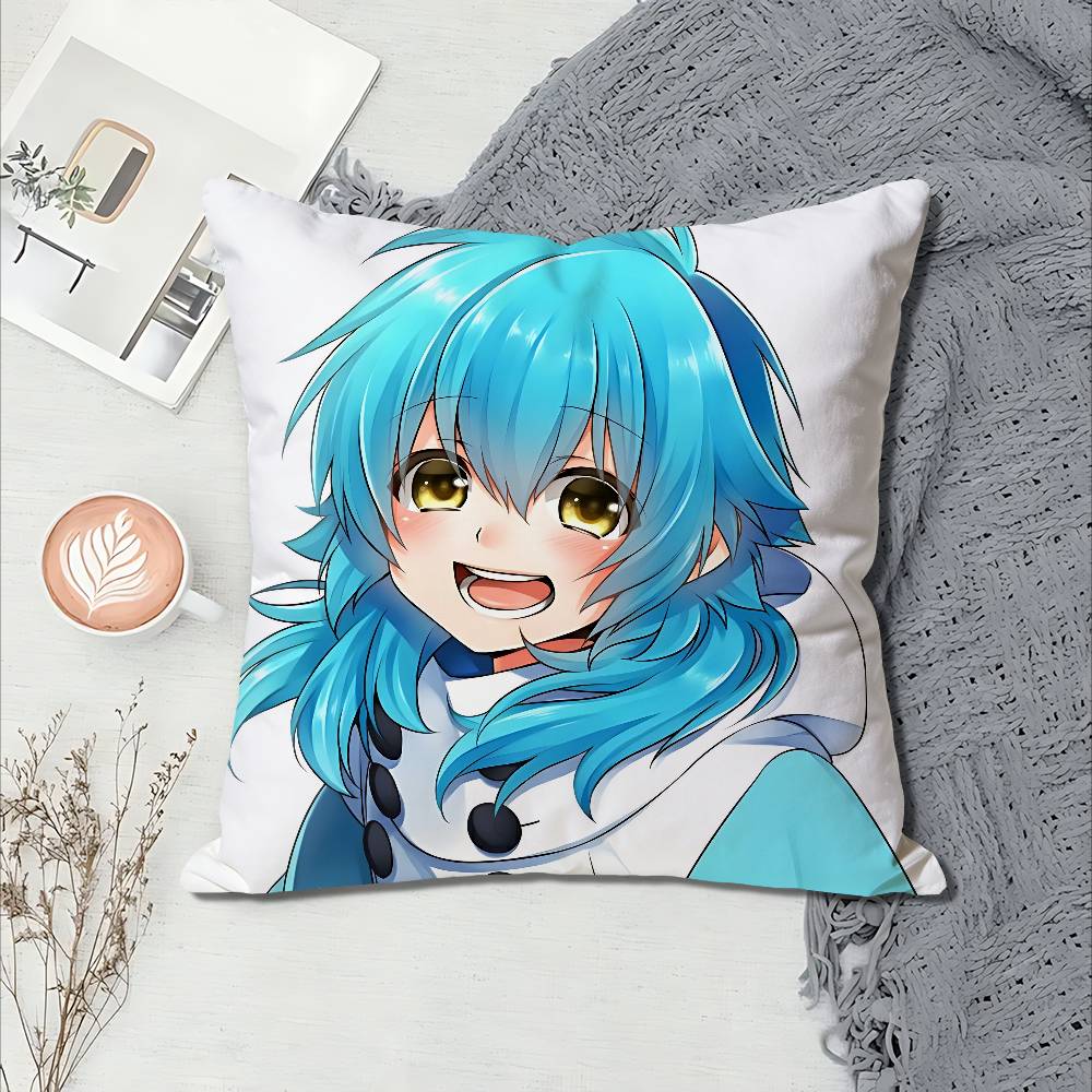Chibi Aoba SSeragaki Kissenbezüge für Schlafzimmer Wohnzimmer Sofa Heimdeko Polyester Kissenbezug mit Reißverschluss