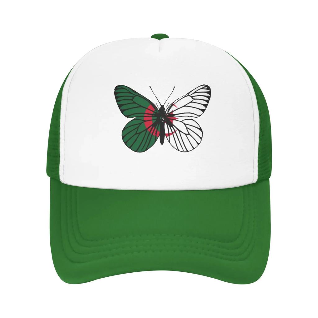 Pride Algeria Butterfly Flag Custom Mesh Baseball Caps For Mens  Camping Female Beach Dad Hat Snapback Cap