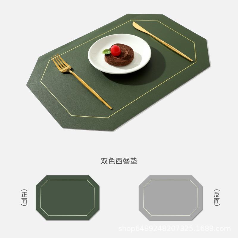 4 Pcs Nordic Style Table Mat Anti-Slip Water-Proof Placemat Coaster Mats Dining Tablemat Silicone Coaster Kitchen Accessories