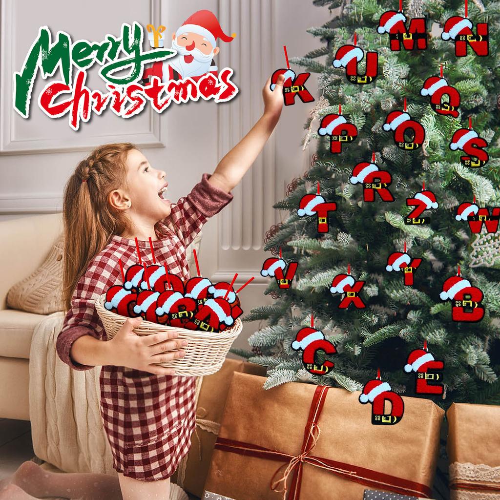 26 Letter,Christmas,Ornaments,Acrylic,1