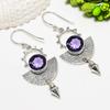 Amethyst Gemstone Handmade Solid 925 Solid Sterling Silver Jewelry Anniversary Earrings For Her