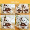 Rabbit Wear Dress Plush Toy Cartoon Stuffed Animal Doll Kids Birthday Gifts