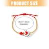 Beaded Crucifix Heart Designs Bracelet Lightweight Alloy Chain Adjustable Wristband Jewelry Gift For Her
