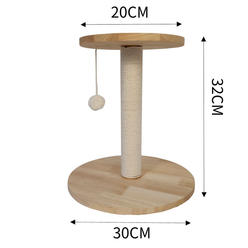 

Когтеточка Столбик Когтеточка Колонна Массив Дерева Игрушка для Кошки Точилка Когтей Кошачье Гнездо Кошачье Дерево Лазание для Одной Кошки Популярные Товары для Питомцев 20*30*30