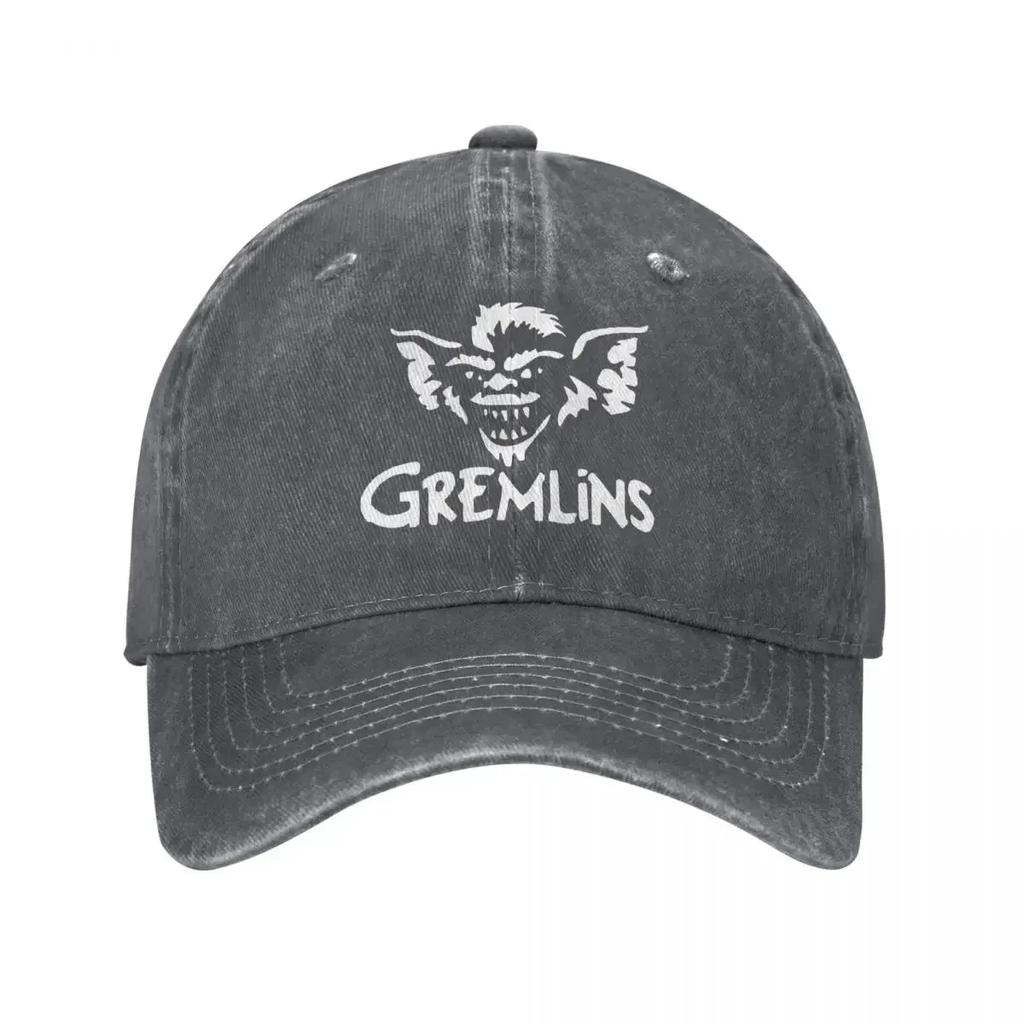 Men Women Cult Horror Gremlinse Movie Film Hats Vintage Distressed Cotton Baseball Cap Adjustable