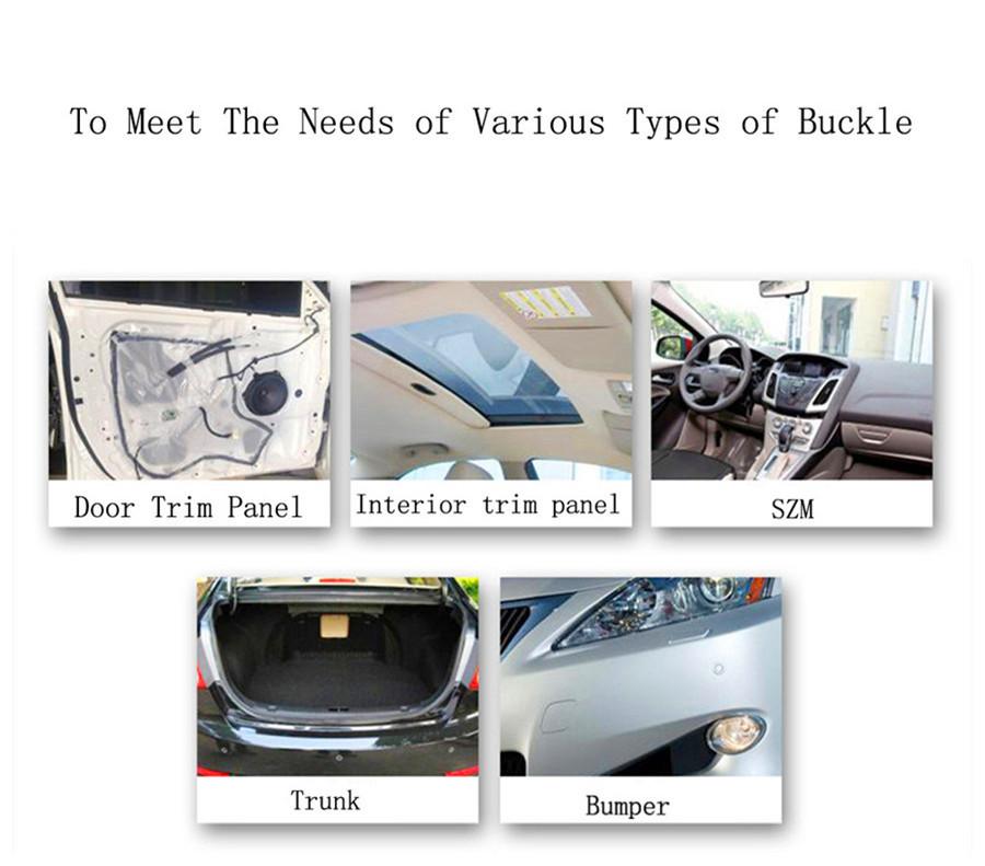 1000 Pieces Auto Vehicle Car Bumper Clips Rivet Door Panel Fender Liner For All Car