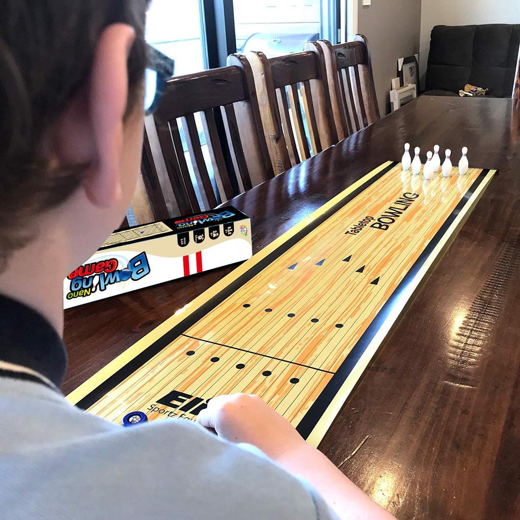 Gioco da Tavolo Educativo per Bambini Elite Sportz: Bowling da Curling Giocattolo da Interno