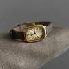 New Vintage Women's Oval Roman Watch Simple Gold Quartz Watch Waterproof Leather Fashion Ladies Wristwatch Luxury