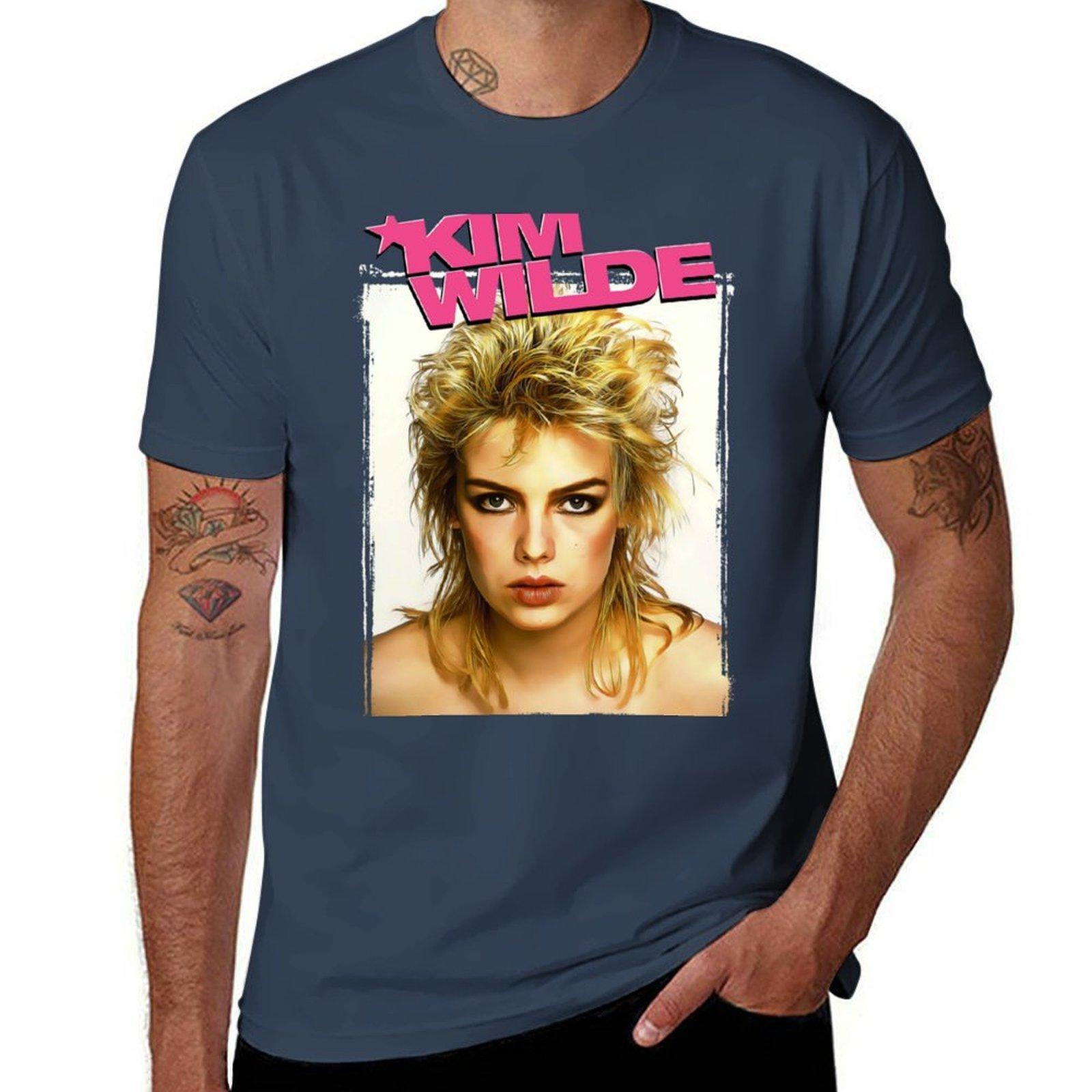 Kim Wilde Tshirt All Match Print Short Sleeve Top S