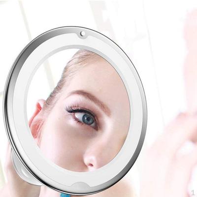 7X Magnifying Bathroom Wall Mount Swivel LED Lighted Makeup Shaving Mirror