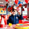 Firefighter Party Decorations Firetruck Party Decoration Fireman Party Decor Supplies Hanging Swirls Party Streamers 24pcs Kids Baby Shower Fire