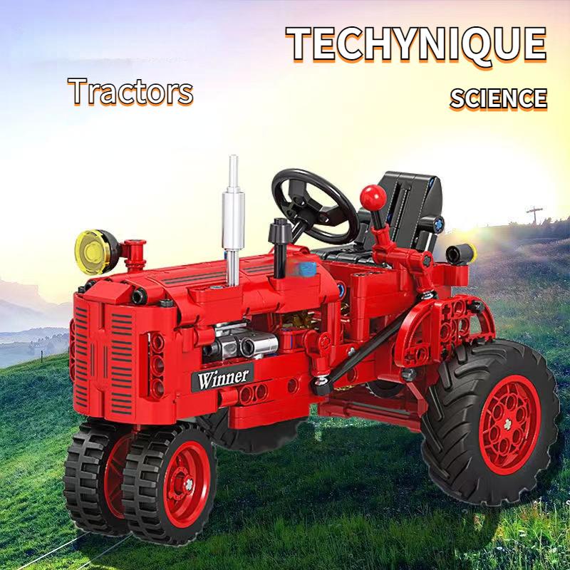 Tractor Building Blocks Toy, Educational Assembled Building Block Toy Model, The Perfect Gift for Christmas, Halloween, Thanksgiving!