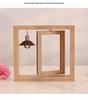 Modern Rotating Double-Sided Photo Frame: 6-inch/7-inch, Personalized Album, Couples Gift, Wooden Ornament