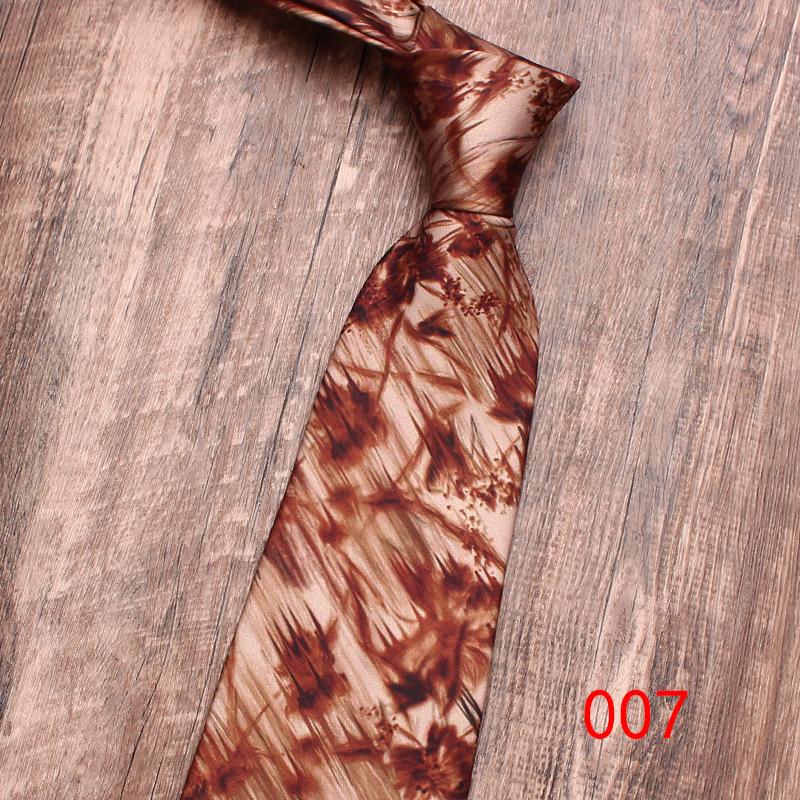 Rael 9Cm Business Casual Tie Men'S Printed Tie, Printed British Retro Tie