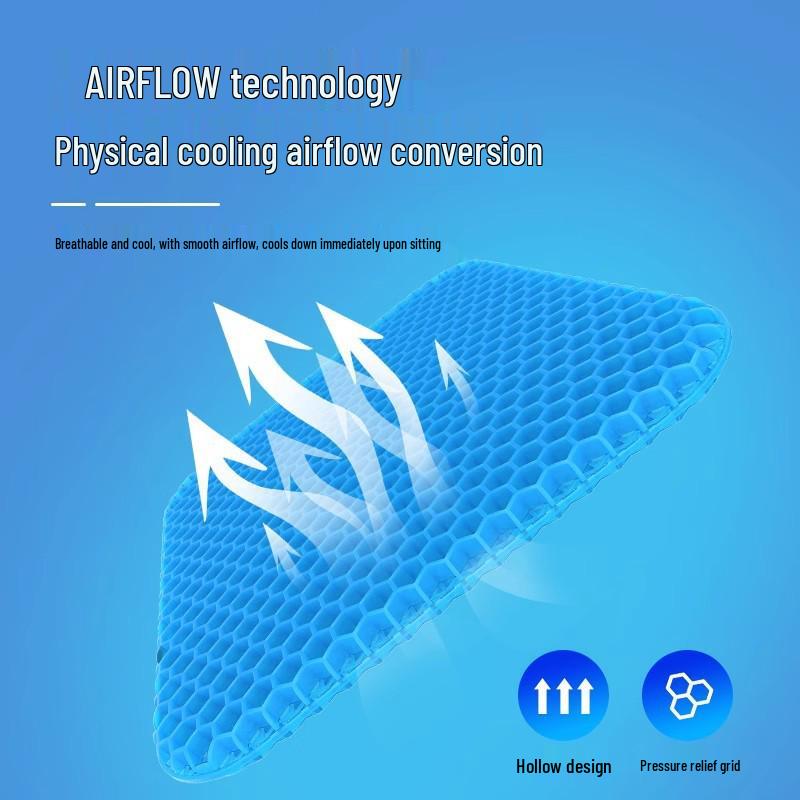

Бесплатная доставка Гелевая сотовая подушка для сиденья - Прохладная летняя подкладка для офиса и автомобиля Honeycomb Cushion - Medium [30*26*2.5cm] - 1 piece