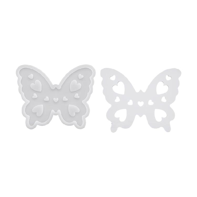 Hollow Butterfly Artisanal Silicone Mold Food Safe Material For Decorative Box Making And Creative Gift Crafting Projects