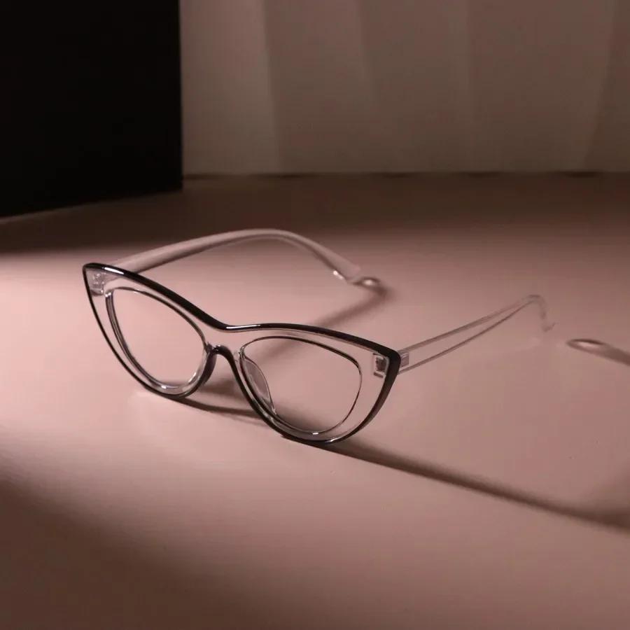 

Cute Cat Eye Women Men Glasses Stylish Brand Designer Transparent Clear Optical Eyeglasses Fashion Frames