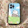 Cartoon Cute Cats Phone Case For Iphone 17 16 15 16e 14 13 12 11 Pro Max Plus Case Cover Coque
