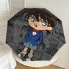 1pc Detective Conan Automatic Folding Umbrella - Compact 8-Rib Design, Durable Plastic & Iron, Lightweight for Outdoor Daily Use,  a0929218