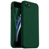 For iPhone SE2022/SE2020/8/8+/7/7+/6/6+/6s/6s+ Case,Liquid Silicone with [Soft Anti-Scratch Microfiber Lining] Case - Green