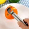 Lemon Zester Grater Grapefruit Peeler Tool Stainless Steel Orange Citrus Peelers Portable Slicer Cutter Efficient Orange Peeler