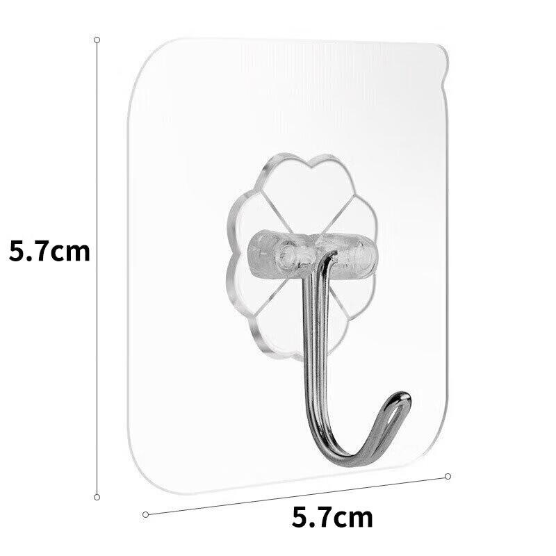 20-Pack Strong Adhesive Bathroom Hooks