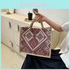 Stylish Ethnic Style Canvas Tote Bag For Women With Spacious Design And Trendy Colors
